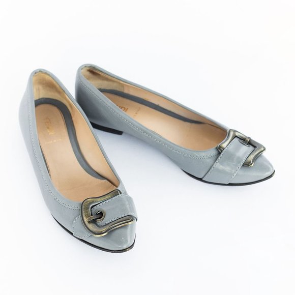 Fendi Buckle Flats- Size 36.5 - Picture 3 of 8